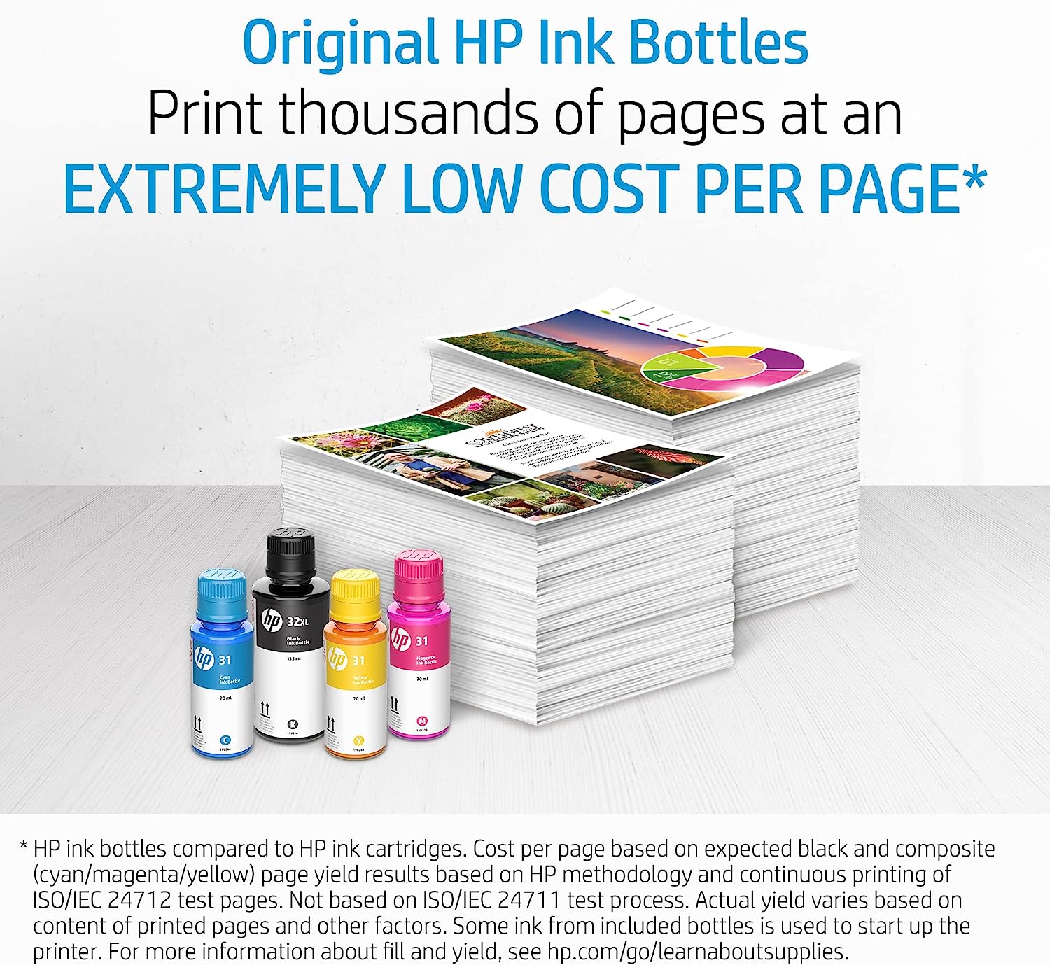 HP 32XL | Ink Bottle | Black | Up to 6000 pages per bottle| Works with HP Smart Tank Plus 651 and HP Smart Tank Plus 551 | 1VV24AN - Image 3